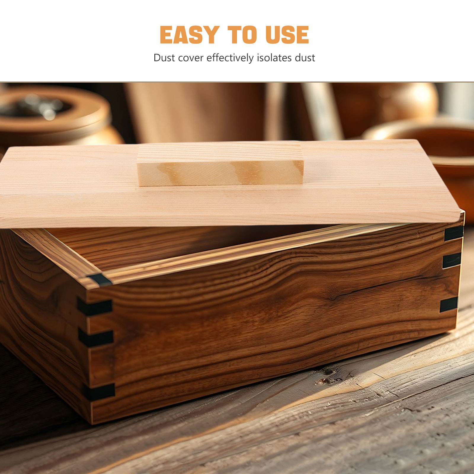 4Pcs Soap Mold Wooden Dustproo - Soap Making Cold Process 评论和价格